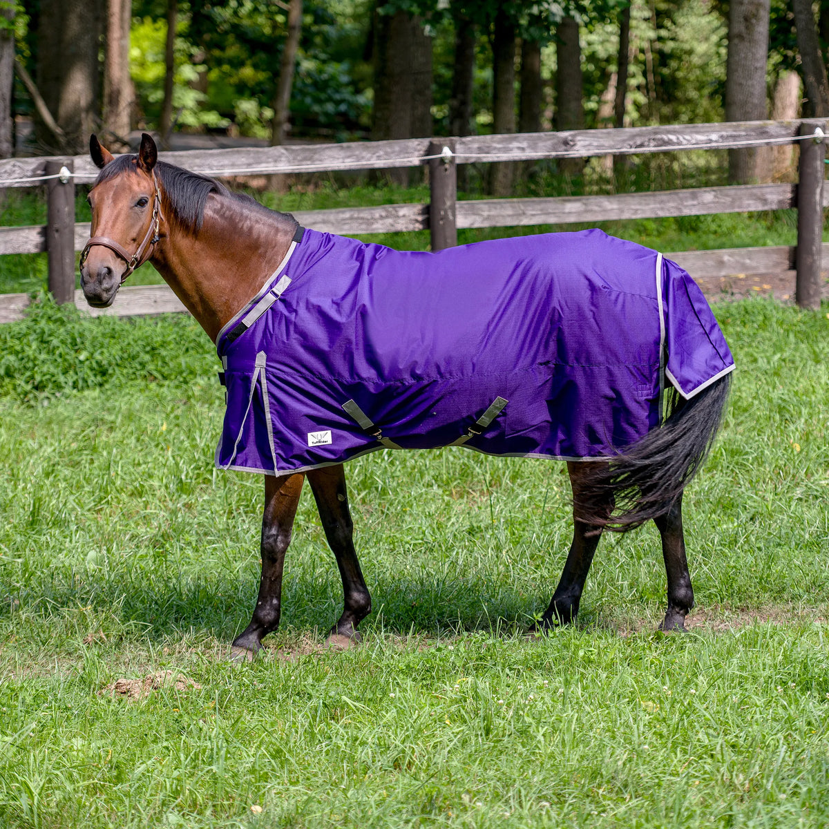 TuffRider 1200D 200g Comfy-Fit w/Adjustable Neck Opening - Med-Weight Turnout Blanket