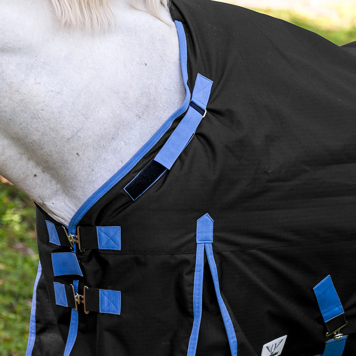 TuffRider 1200D 200g Comfy-Fit w/Adjustable Neck Opening - Med-Weight Turnout Blanket