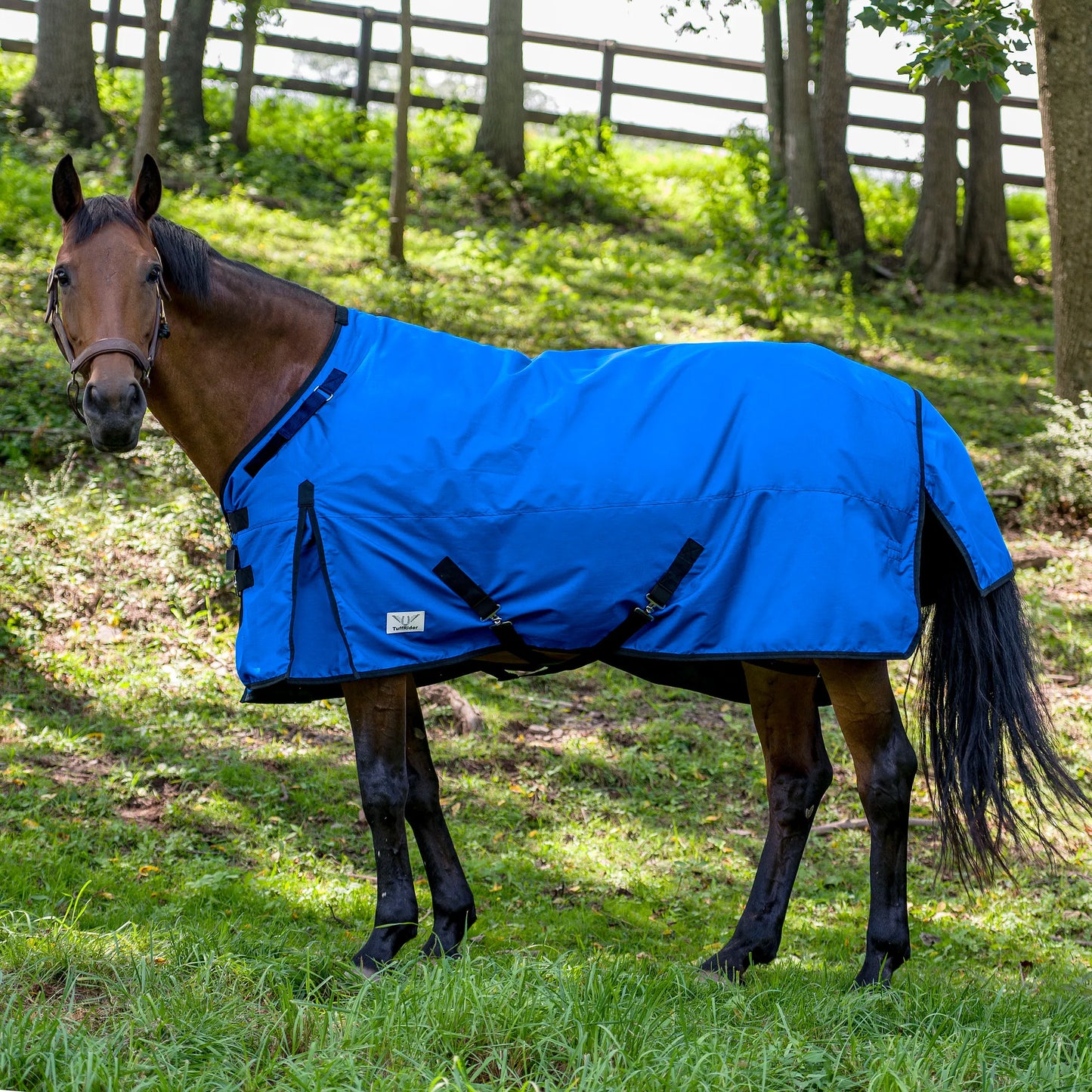 TuffRider 1200D 200g Comfy-Fit w/Adjustable Neck Opening - Med-Weight Turnout Blanket