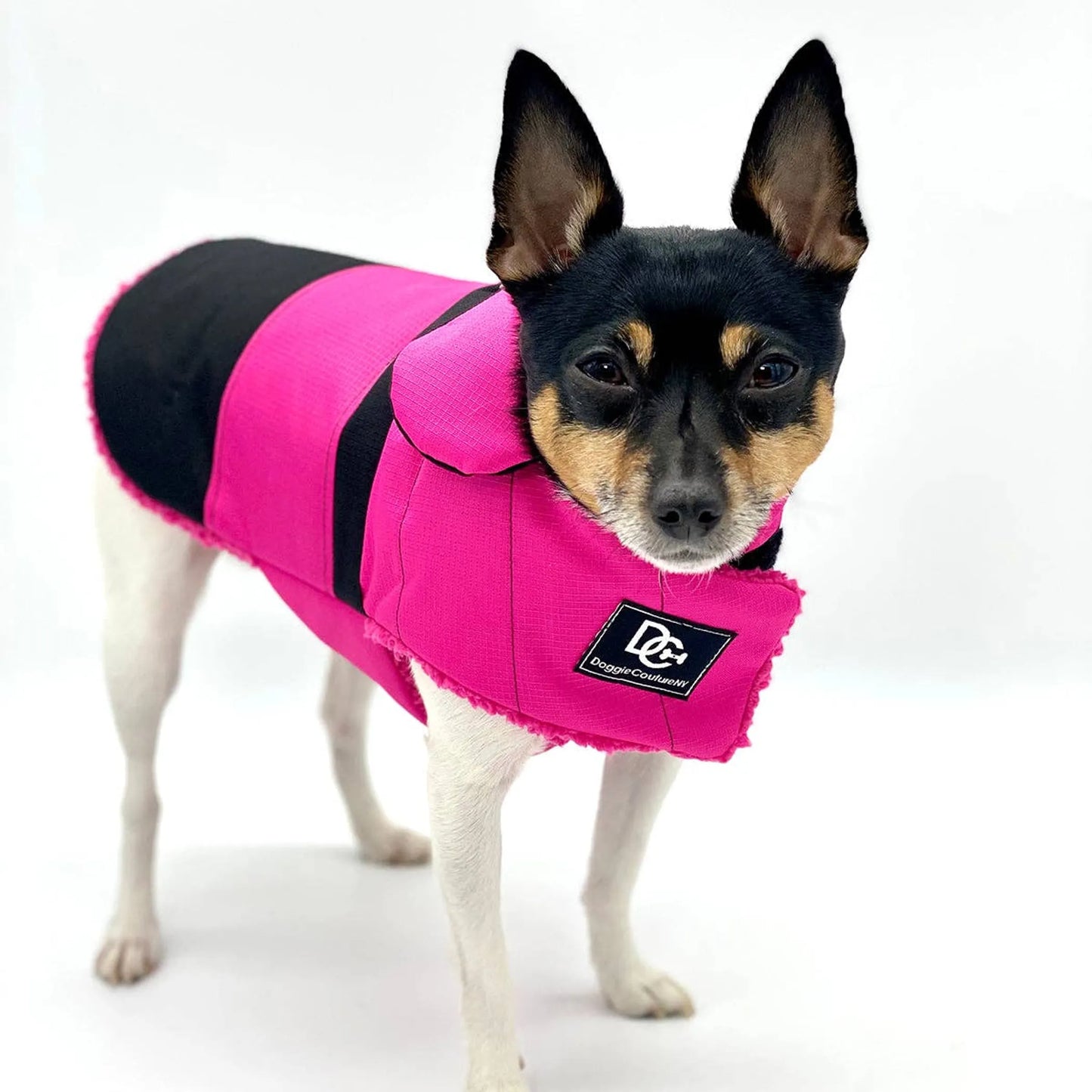 DCNY Dog Fleece Raincoat