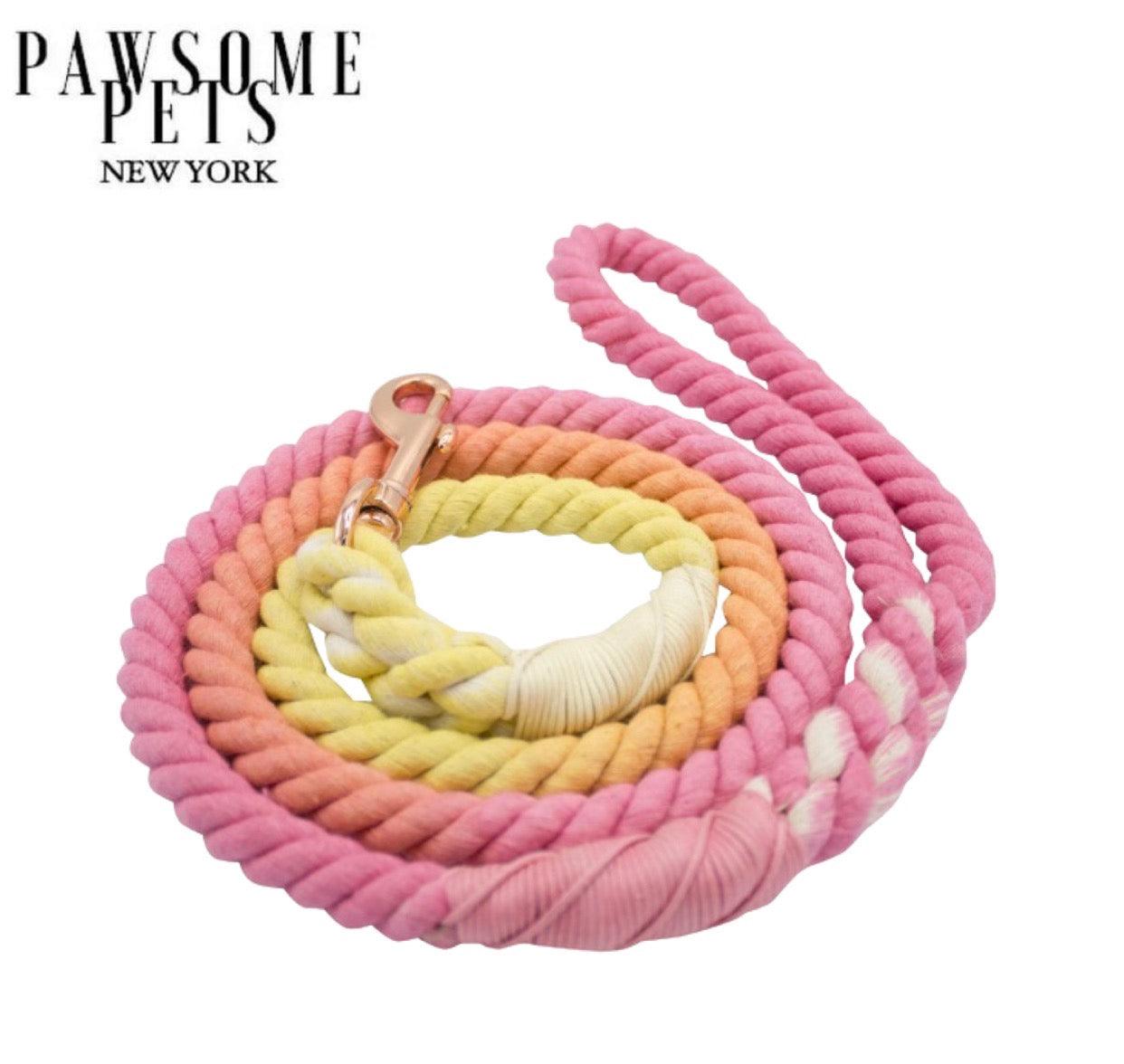 ROPE LEASH - PEONY-0