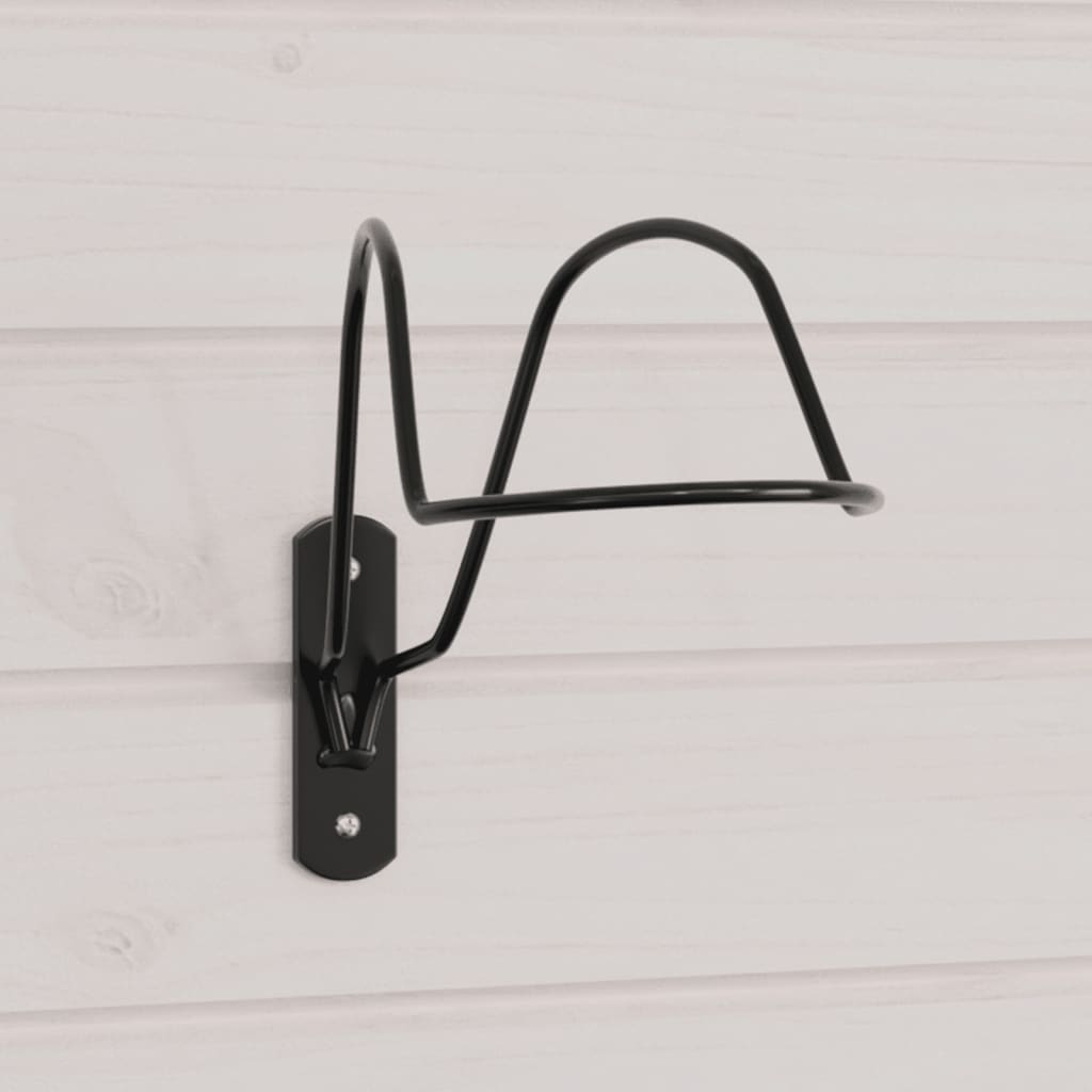 Vidaxx helmet rack for equestrian wall mounting steel black-0