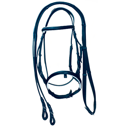 Padded Dressage Bridle, Full: EUC